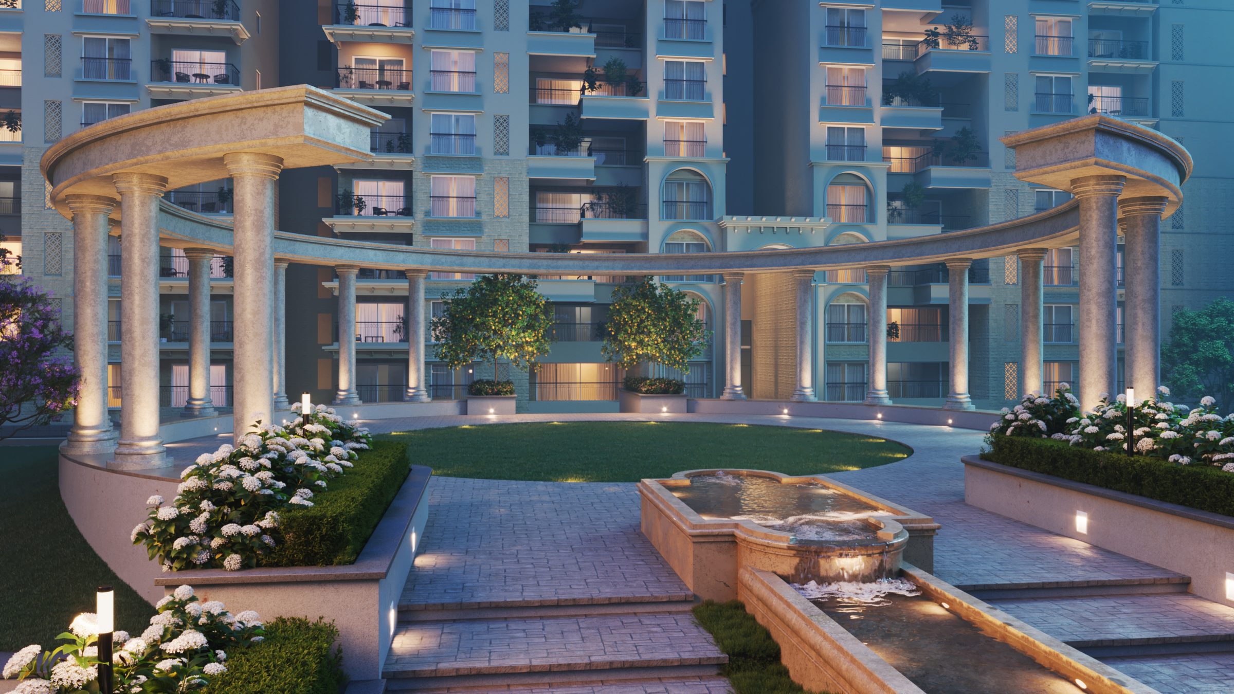 Luxury Sobha apartment interior, Bangalore