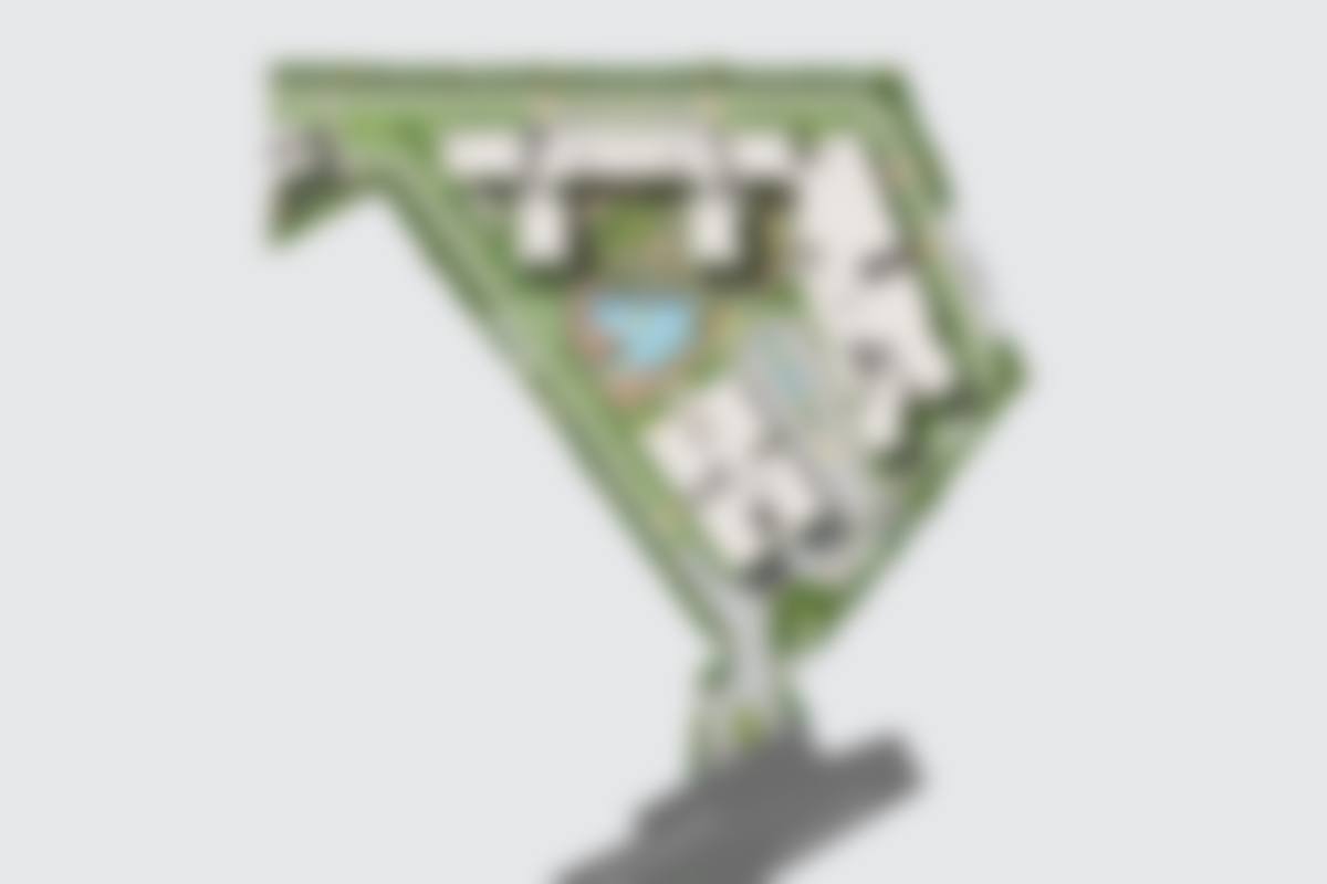 Blurred floor plan, Sobha Infinia 3 BHK