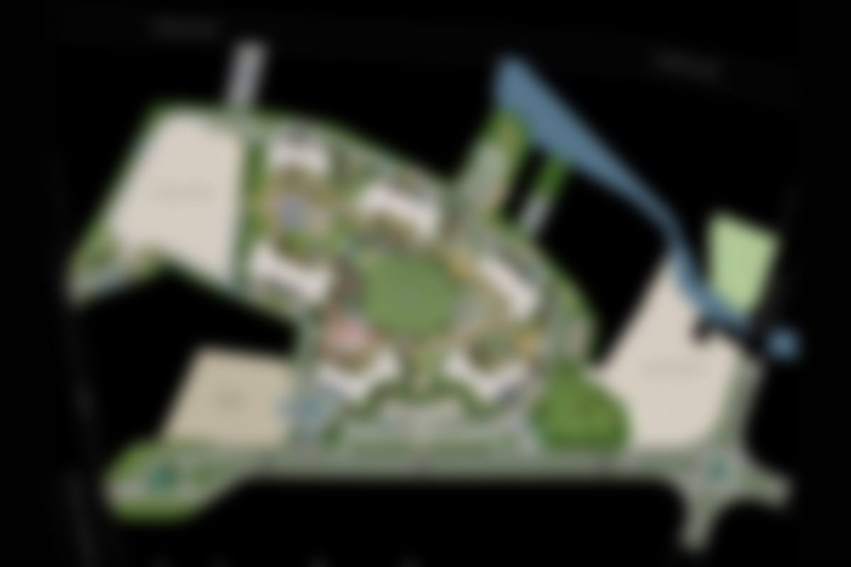 Blurred floor plan, Sobha OneWorld 1 BHK